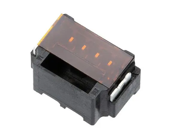 Produktfoto 1 von Molex 205957 Leiterplattenleiste Vertikal, 6-polig / 1-reihig, Raster 1.25 mm SMD, Kabel-Platine, Ummantelt