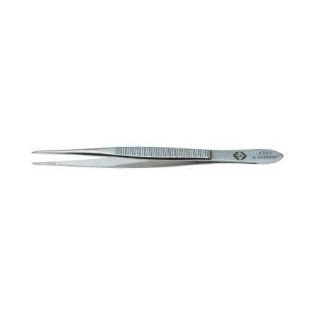Produktfoto 1 von CK Kohlenstoffstahl Pinzette, 115mm, Spitze Abgerundet 1-teilig