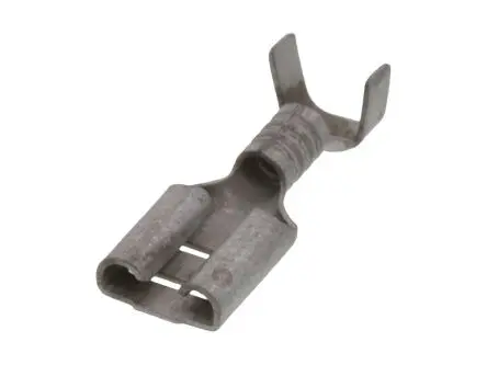 Produktfoto 1 von Molex 19018 Schnellkupplungs-Crimpanschluss, Schwarz, Nicht isoliert, 6.35 x 0.81 mm, Buchse, 14 AWG min, 16 AWG