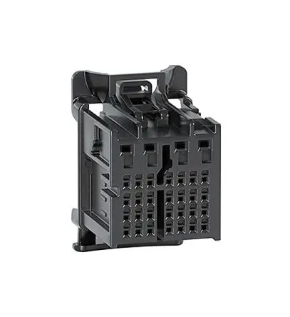 Produktfoto 1 von Molex 160028 Steckverbindergehäuse, Kabel-Platine, Anschluss, Crimp-Anschlussklemme, Buchse, 32-polig, Rosa / 5-reihig
