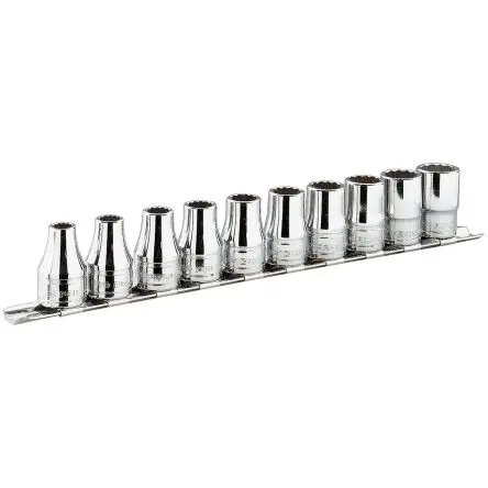 Produktfoto 1 von Facom Steckschlüsselsatz 12.7 mm Vierkant 12-Kant 8 to 16 mm 9-teilig
