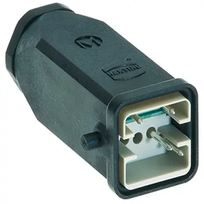 Produktfoto 1 von HARTING Han Brid Buchseneinsatz Buchse, 2-polig 10 A, Kabel, Einfügen