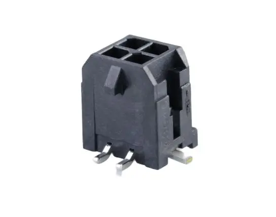 Produktfoto 1 von Molex 43045 Leiterplattenleiste Vertikal, 4-polig / 2-reihig, Raster 3 mm SMD, Kabel-Platine, Ummantelt