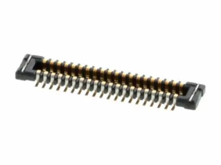 Produktfoto 1 von Molex T9 Leiterplattenleiste Vertikal, 40-polig / 2-reihig, Raster 0.4 mm Raster Oberfläche, Platine-Platine, Unisoliert