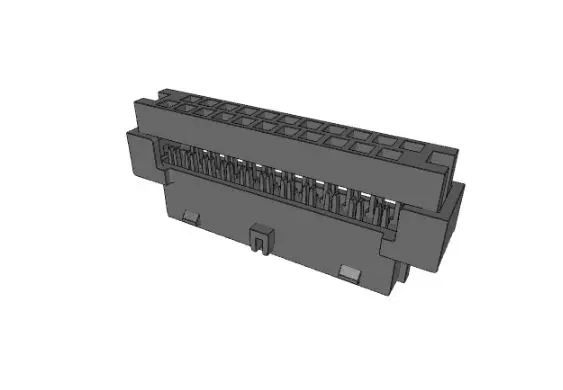 Produktfoto 1 von Molex 87568 Steckverbindergehäuse Buchse, Gerade, 22-polig Kabel / 2-reihig, Raster 2 mm