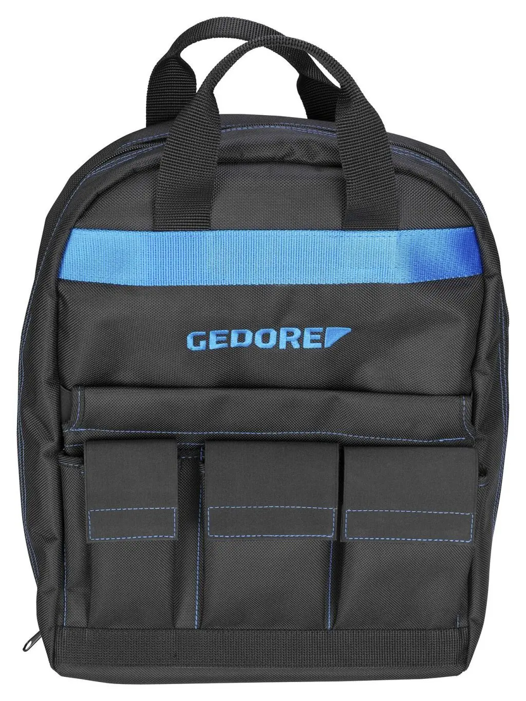 Produktfoto 1 von Gedore Polyester-Gewebe Rucksack mit Reißverschluss, 380 mm x 70 mm x 410 mm Schultergurt