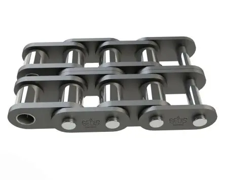 Produktfoto 1 von Sedis 203ND Rollverschluss Carbonstahl 2 Rollenkette ISO 606 (DIN 8187), Teilung 9.525 mm, Länge 5 m
