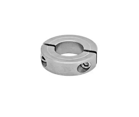Produktfoto 1 von Ganter Edelstahl Wellen-Klemmring Zweiteilig, mit Schraubbefestigung 42 mm Außen-ø x 42mm