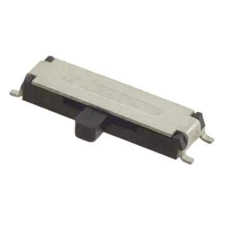 Produktfoto 1 von C & K Schiebeschalter Ein-Ein-Ein, SP3T SMD 300mA 4/6 Nylon, SMD Gull-Wing