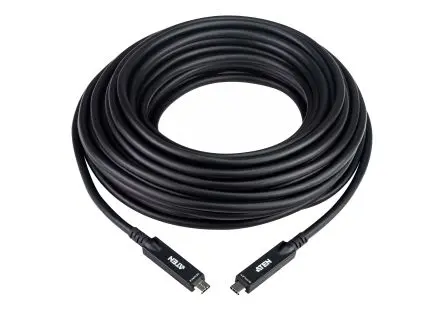 Produktfoto 1 von Aten Stecker UE USB-Verlängerungskabel, USB Typ A Buchse / USB Typ A, 15 m USB 3.2 Gen 1 Schwarz