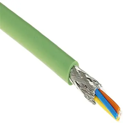 Produktfoto 1 von HARTING RJ Industrial Cat5-Kabel, 20 m, Grün Geflecht, Folie Stecker, Polyvinylchlorid