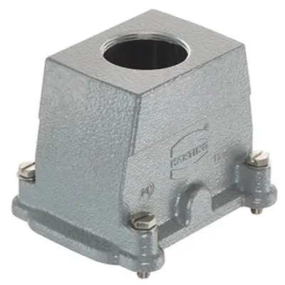 Produktfoto 1 von HARTING Han HP Haube Schraubbefestigung, Kabel 10B Haube, IP66, IP68, IP69, IPx9K