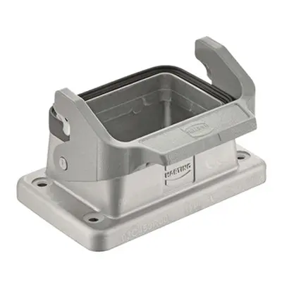 Produktfoto 1 von HARTING Han EMC/B Gehäuse Einhebel, Hinten 6B Anbaugehäuse, IP66