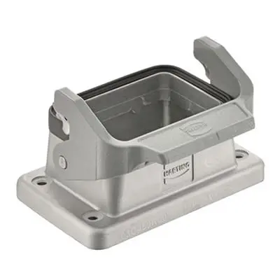 Produktfoto 1 von HARTING Han EMC/B Gehäuse Einhebel 1, Hinten 6B Anbaugehäuse, IP66