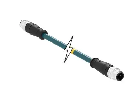 Produktfoto 1 von Molex 120108, 4-polig konfektioniertes Sensorkabel, konfektioniertes Sensorkabel Stecker 4 / M12 Micro Change Stecker,