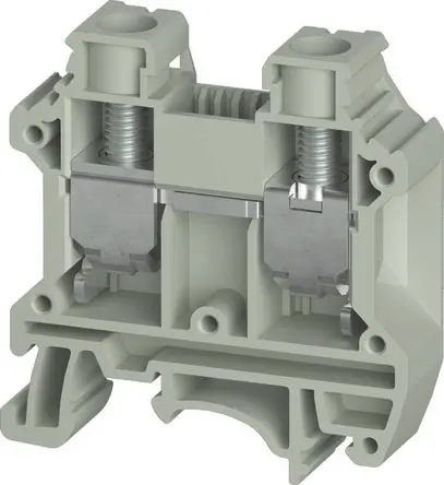 Produktfoto 1 von Wieland Anschlussklemmenblock DIN-Schiene 1 Grau, 16mm², 1000V Schraubbefestigung