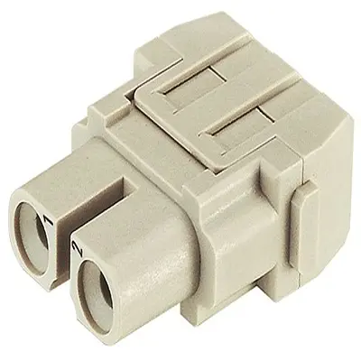 Produktfoto 1 von HARTING Han Modular Modul Buchse, 2-polig 31 A, Crimpbefestigung, Modul