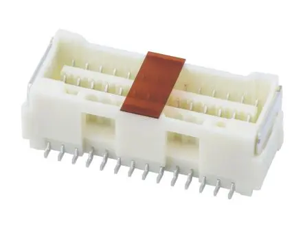 Produktfoto 1 von Molex 503154 Stiftsockel Vertikal, 28-polig / 2-reihig, Raster 1.5 mm Raster Oberfläche, Kabel-Platine, Ummantelt