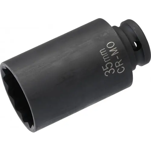 Produktfoto 1 von SAM 1/2 in, 35 mm 12-Kant Schlag-Steckschlüssel lang, 85 mm