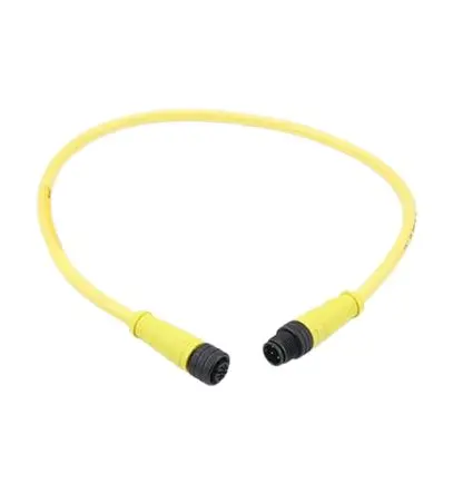 Produktfoto 1 von Molex 130066, 5-polig Kabel assembliert, M12 Micro Change Buchse 5 / M12 Micro Change Stecker, Länge 1 m