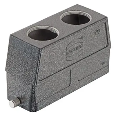 Produktfoto 1 von HARTING Han M Haube Einhebel 1, Kabel 24B Haube für obere Kabeleinführung, IP65, IP66, IP40