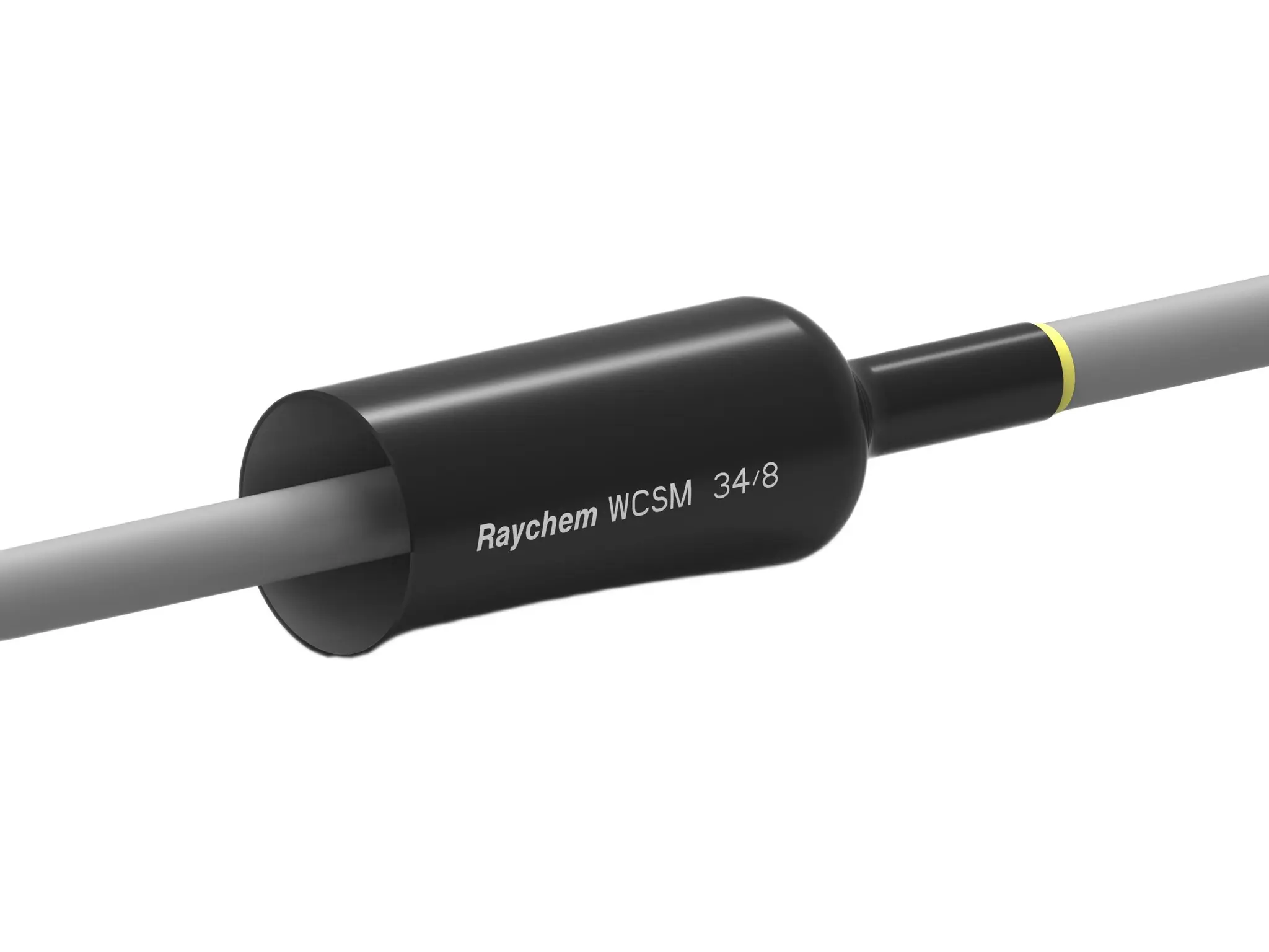 Produktfoto 1 von TE Connectivity RAYCHEM Rohr, Modifiziertes Polyolefin Schwarz, Ø 34 mm Schrumpfrate 3:1, Länge 1500mm