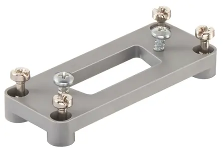 Produktfoto 1 von HARTING Han A Adapterplatte, Grau