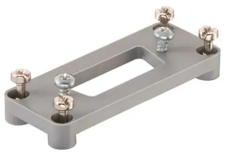 Produktfoto 1 von HARTING Han A Adapterplatte, Grau