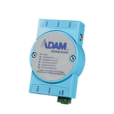 Produktfoto 1 von Advantech ADAM-6520-BE Ethernet-Switch 5-Port Unmanaged 100Mbit/s
