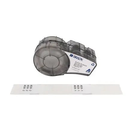 Produktfoto 1 von Brady Beschriftungsband Schwarz für M210, M211 auf Weiß 0.75 Zoll 1.75 Zoll 0.75 Zoll