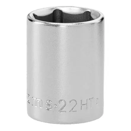 Produktfoto 1 von Facom 1/2 in 6-Kant Buchse SW 22 mm Sechskant x 38mm