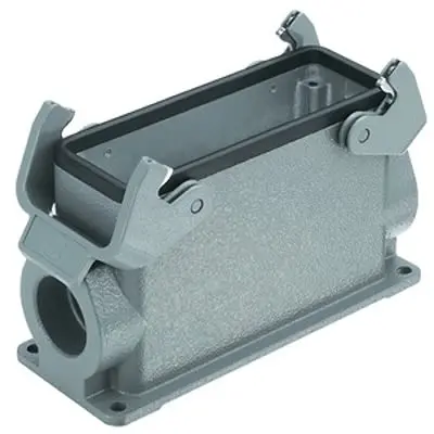 Produktfoto 1 von HARTING Han B Oberflächenmontiertes Gehäuse Doppelter Hebel 2, Oberfläche 24B Oberflächenmontiertes Gehäuse, IP65
