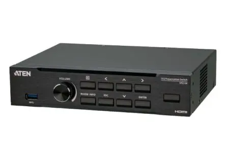 Produktfoto 1 von Stereo-Buchse Aten Videosplitter und -umschalter HDMI 1-Port Schalter, 1080 pixel 1 Videoeingänge 2 Videoausgänge