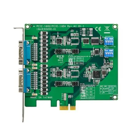 Produktfoto 1 von Advantech 2 Anschl. PCI-Express Kommunikationskarte 921.6kbit/s RS232, RS422, RS485