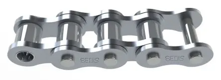 Produktfoto 1 von Sedis 15IN Rollverschluss Edelstahl 1 Rollenkette ISO 606 (DIN 8187), Teilung 25.4 mm, Länge 5 m