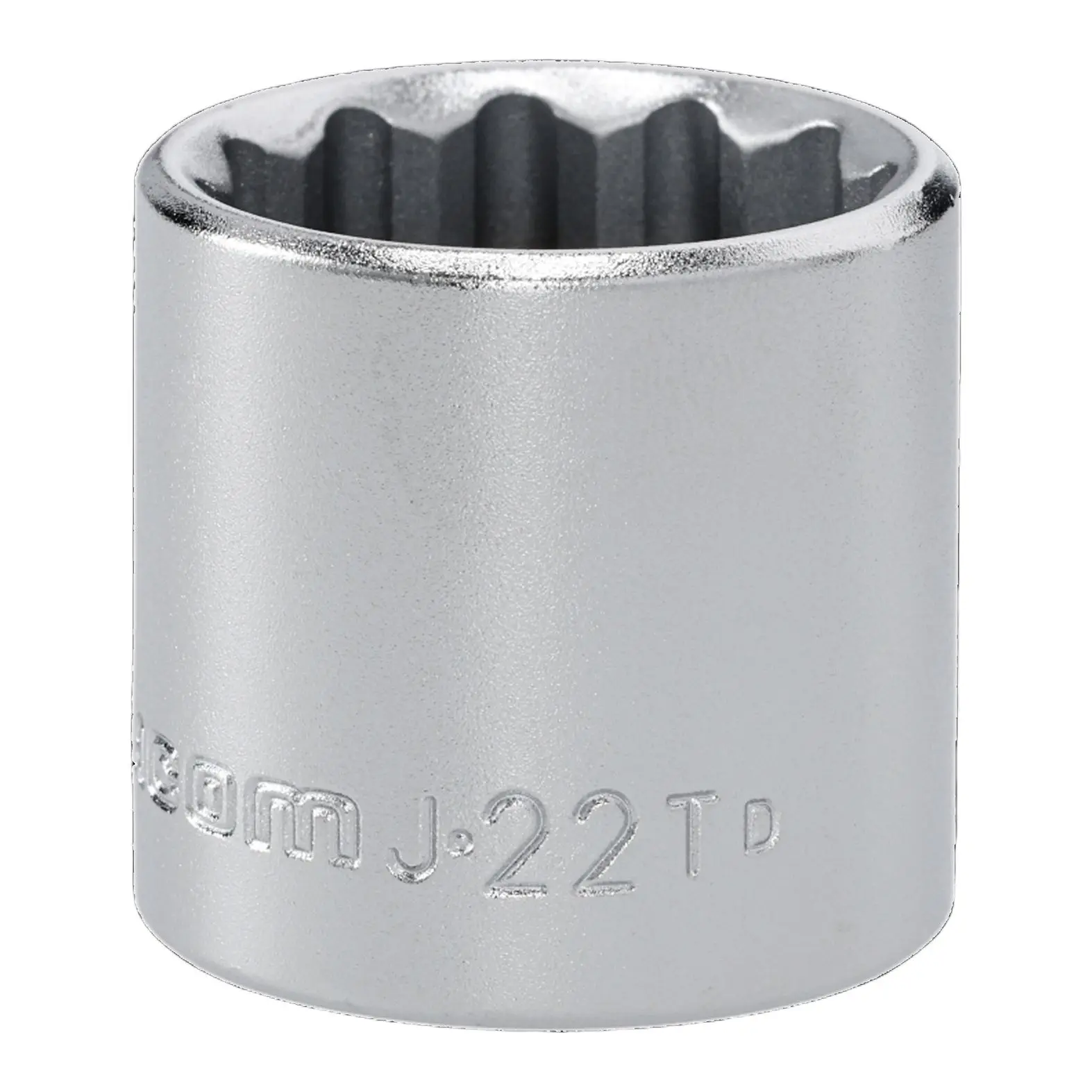 Produktfoto 1 von Facom 3/8 in 12-Kant Buchse SW 22 mm 12-Kant x 33mm