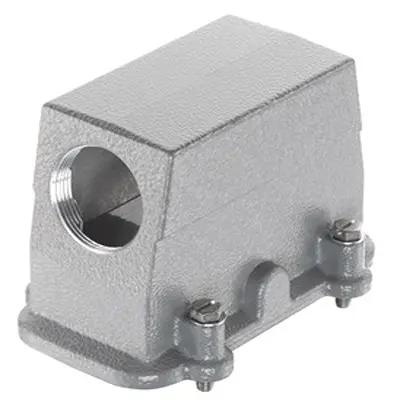 Produktfoto 1 von HARTING Han HP Haube Schraubbefestigung, Kabel 16B Haube, IP66, IP68, IP69, IPx9K