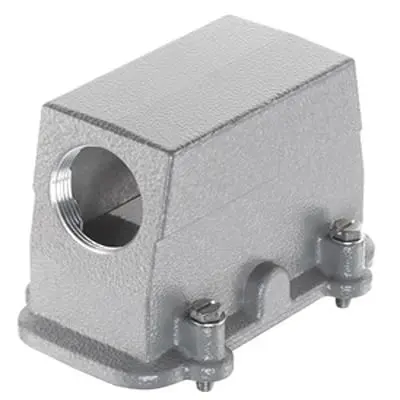 Produktfoto 1 von HARTING Han HP Haube Schraubbefestigung, Kabel 16B Haube, IP66, IP68, IP69, IPx9K