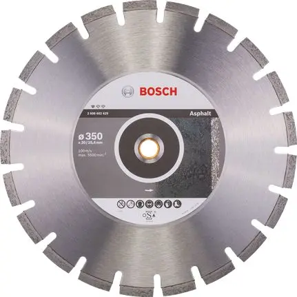 Produktfoto 1 von Bosch 2608 Diamant Ø 350 mm / Stärke 3.2 mm 1 pro Paket