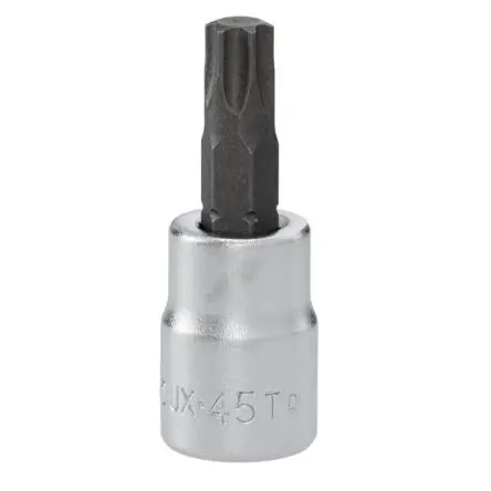 Produktfoto 1 von Facom 3/8 in Innensechsrund Buchse SW T45 Vierkant x 52.5mm