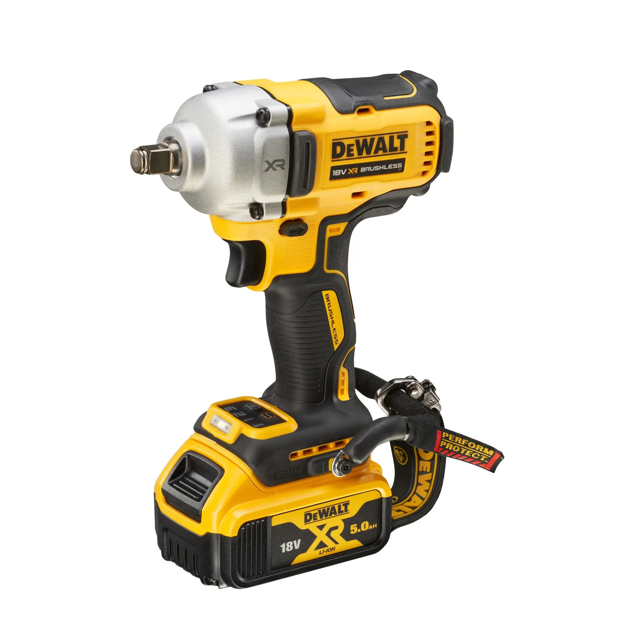 Produktfoto 1 von DeWALT 1/2 in Schnurlos Schlagschrauber 18V 5 Ah 3250rpm Bürstenlos, 0 to 2000 rpm