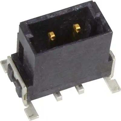 Produktfoto 1 von HARTING Har Flex Stiftleiste Gerade, 2-polig / 1-reihig, Raster 2.54 mm Raster Oberfläche, Motherboard-zu-Tochterkarte,