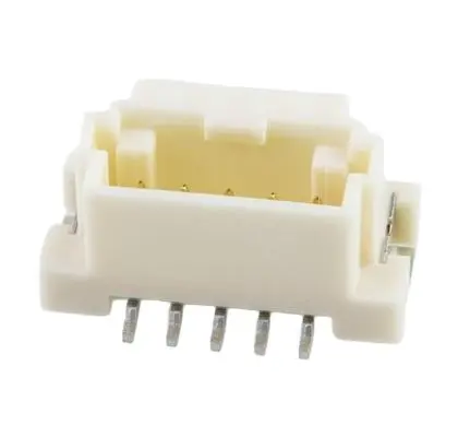Produktfoto 1 von Molex 560020 Stiftsockel Vertikal, 5-polig / 1-reihig, Raster 2 mm Raster Oberfläche, Kabel-Platine, Ummantelt