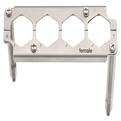 Produktfoto 1 von HARTING Han HPR EasyCon Rahmen, Buchse, M6, 145 x 48.5 x 114.25 mm