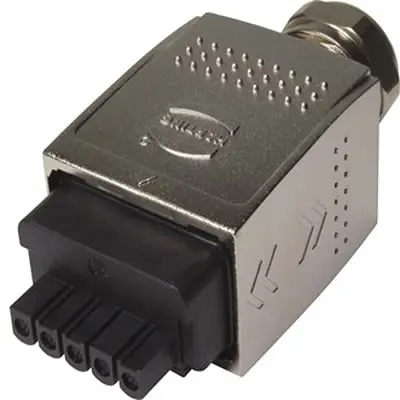 Produktfoto 1 von HARTING Han Push Pull Netzstecker 16A Klemme Stecker 5-polig / 1-reihig, 24V
