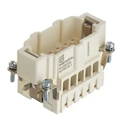 Produktfoto 1 von HARTING Han E High Temp Stifteinsatz Stecker, 10-polig 16A, Panel, Stifteinsatz