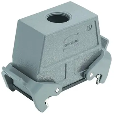 Produktfoto 1 von HARTING Han B Gehäuse Doppelter Hebel, Kabel 16B Kupplungsgehäuse, IP65
