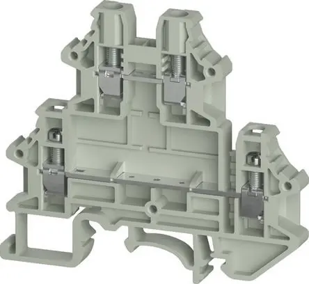 Wieland Anschlussklemmenblock DIN-Schiene 2 Grau, 4mm², 800V Schraubbefestigung