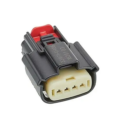 Produktfoto 1 von Molex 33471 Steckverbindergehäuse, Kabel, Steckverbinderbaugruppe, Crimp-Anschlussklemme, Buchse, 4-polig, Schwarz /