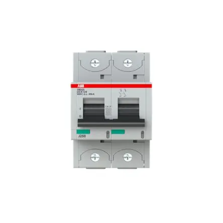 Produktfoto 1 von 2001 Technology S800 Miniaturüberlastschalter UC-K, Pol 2-polig 125A, Abschaltvermögen 50 kA S800 500 V dc